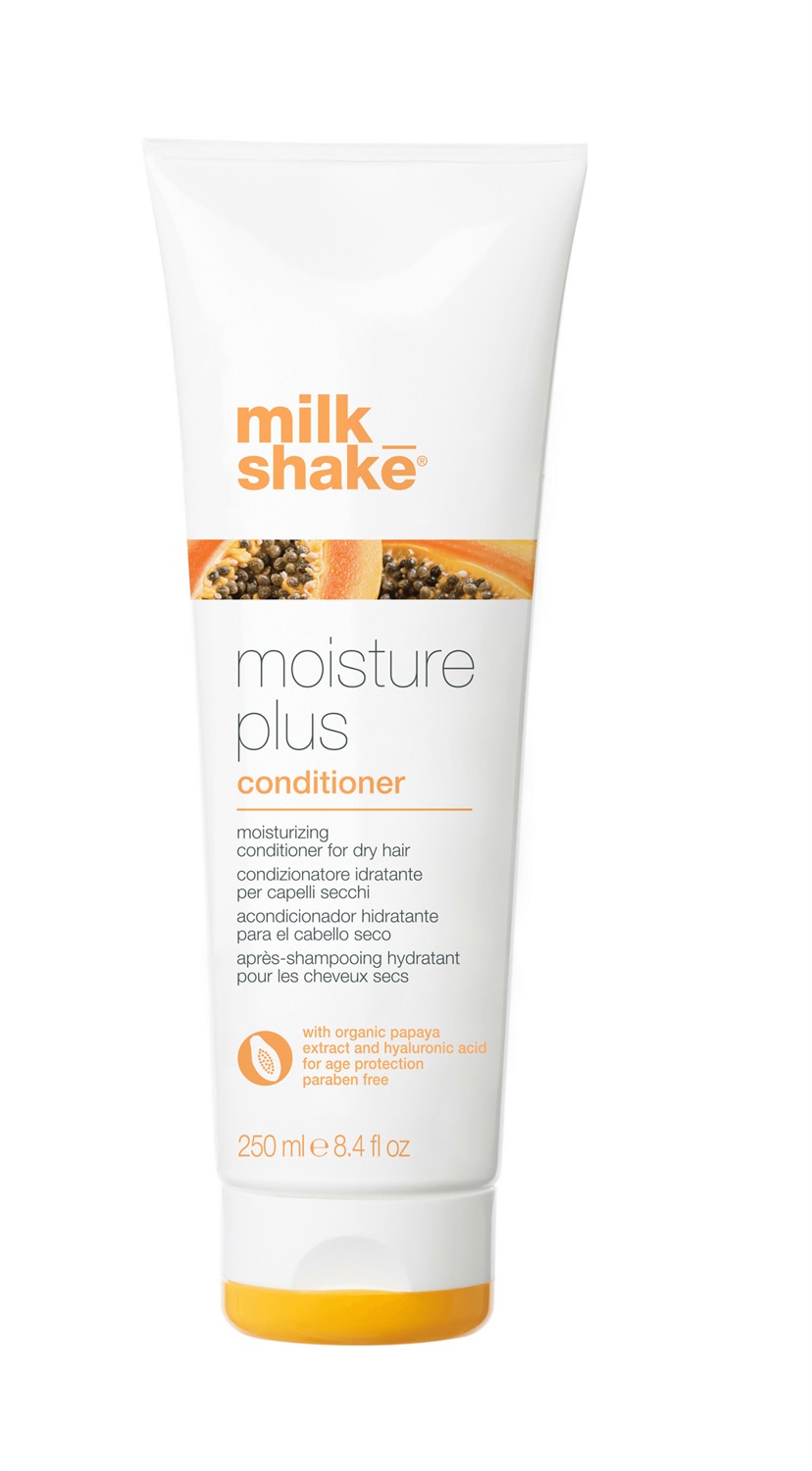 Milk_shake Moisture Plus Balsamo Professionale 250 ml - Condizionatore Idratante per Capelli Secchi con Estratto di Papaya e Acido Ialuronico
