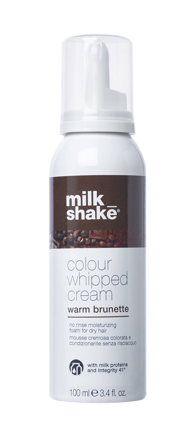 Milk_Shake Colour Whipped Cream Mousse Colorata Senza Risciacquo per Capelli - Warm Brunette 100 ml