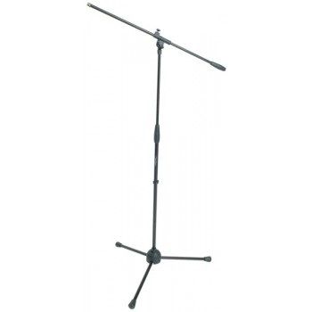 Proel RSM180 - Asta Professionale per Microfono con Snodo a Giraffa, Altezza Regolabile 90-150 cm, Nero