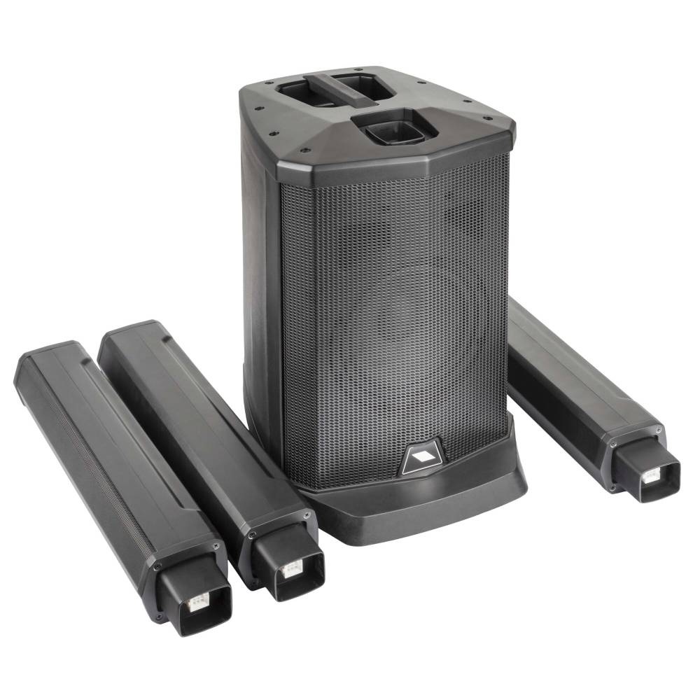 Proel SESSION1 Sistema Audio a Colonna Amplificato 400W con Bluetooth, MP3, USB, SD e Microfono