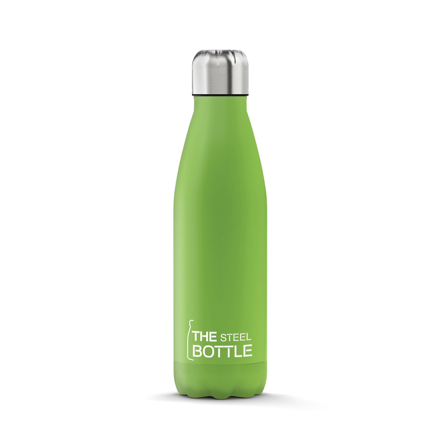 The Steel Bottle Classic Bottiglia Termica Verde 500 ml - Acciaio Inox, Mantiene Caldo fino a 20 Ore e Freddo fino a 10 Ore
