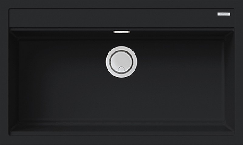 Elleci Best 360 Lavello da Incasso 1 Vasca 86x51 cm in Granitek Antracite con Bordo Salva Goccia