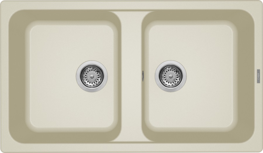 Elleci Easy 135 Lavello 1 Vasca con Gocciolatoio Reversibile 68x50 cm in Granitek Espresso