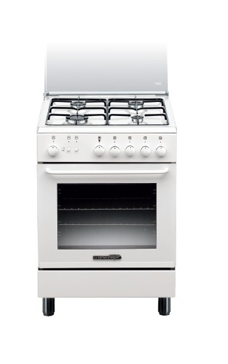 Bertazzoni S640 21 W Cucina Gas Libera Installazione Bianco con 4 Fuochi, Accensione Elettronica e Forno a Gas