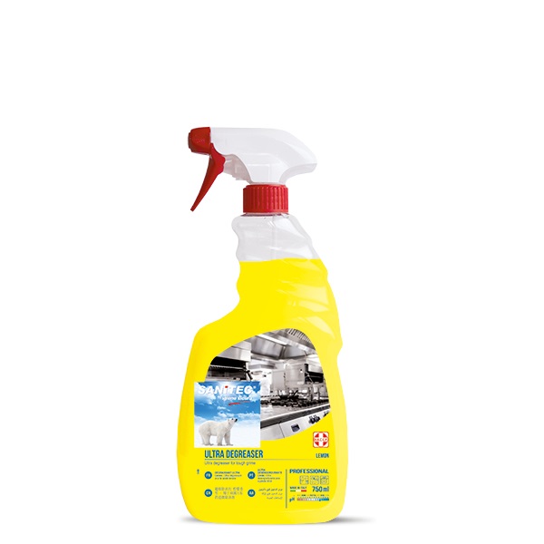Sanitec 1810-S Sgrassatore Concentrato Multisuperficie Ultra Limone 750 ml - Potente contro Sporco Ostinato