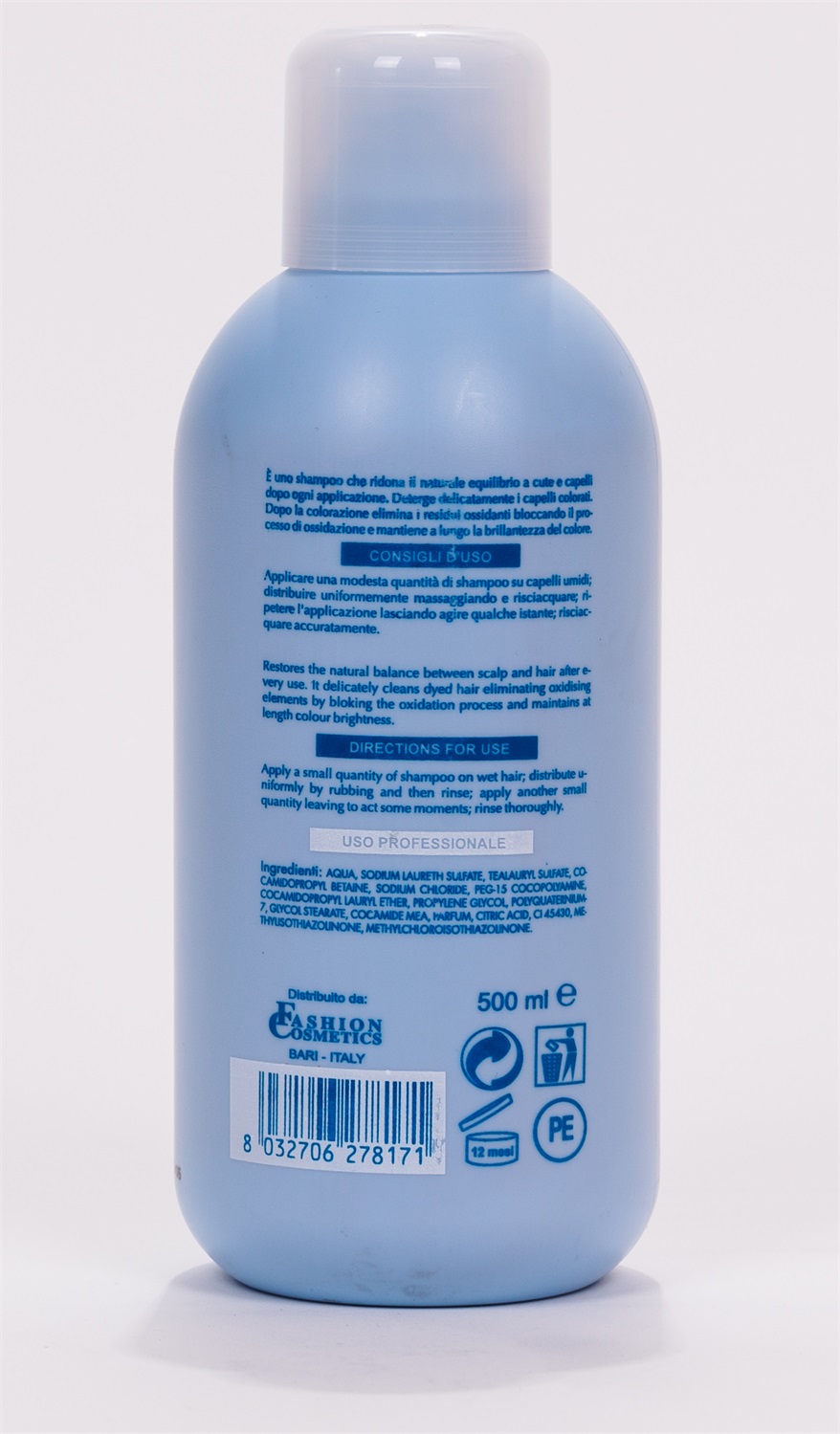 Fashion Cosmetics Bioline Bio Shampoo Per Capelli Colorati E Trattati 500ml