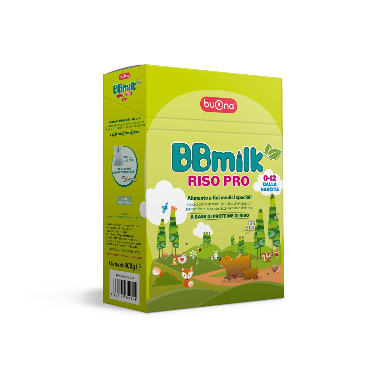 BBmilk Latte Di Riso Pro In Polvere 0/12 Mesi: Confezione 400 gr