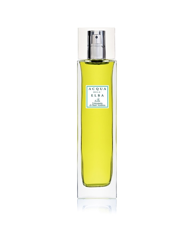 Acqua dell'Elba Deodorante per Ambienti Limonaia di Sant'Andrea 100 ml - Fragranza Vitalizzante con Oli Essenziali di Limone, Basilico e Legni di Cedro