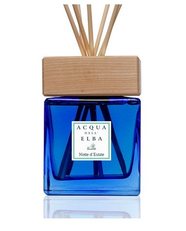 Acqua dell'Elba Notte d'Estate Profumatore d'Ambiente 500 ml con Bacchette - Fragranza Fresca e Marina