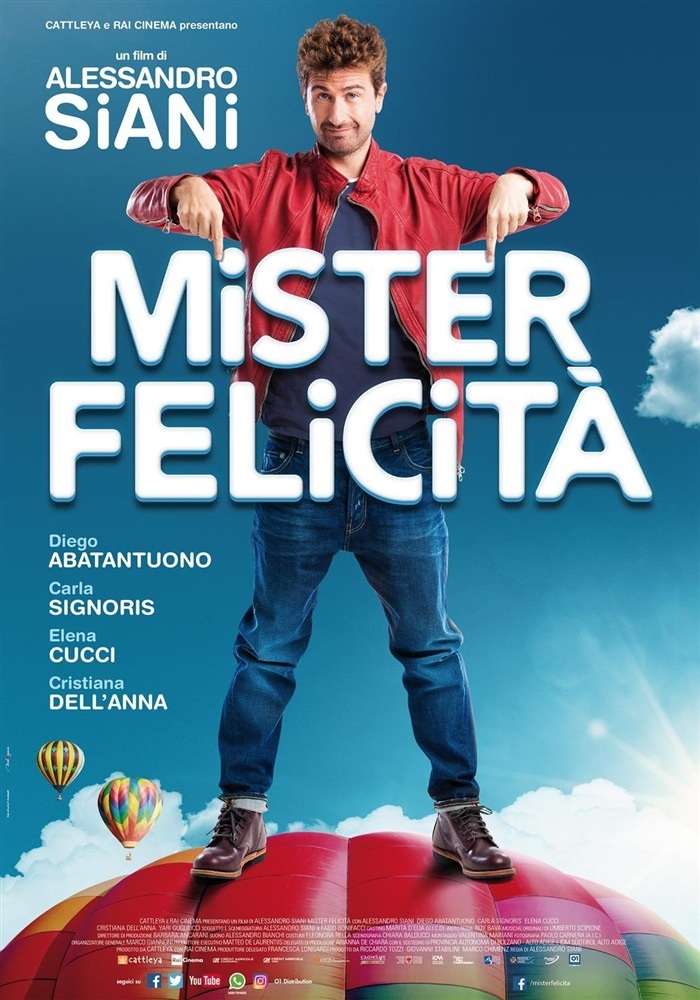 Rai Cinema Mister Felicità - Blu-Ray Commedia (2016) con Alessandro Siani, Antonio Abatantuono e Miriam Leone - Edizione Slipcase