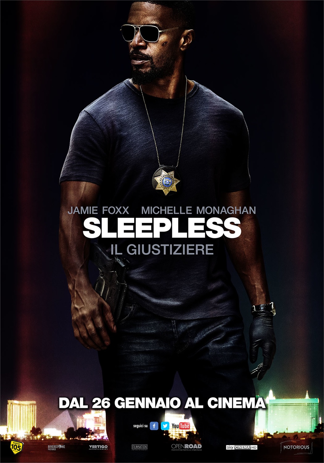 Notorious Pictures Sleepless - Il Giustiziere (Blu-Ray, Nuovo, Thriller, Valutazione R)