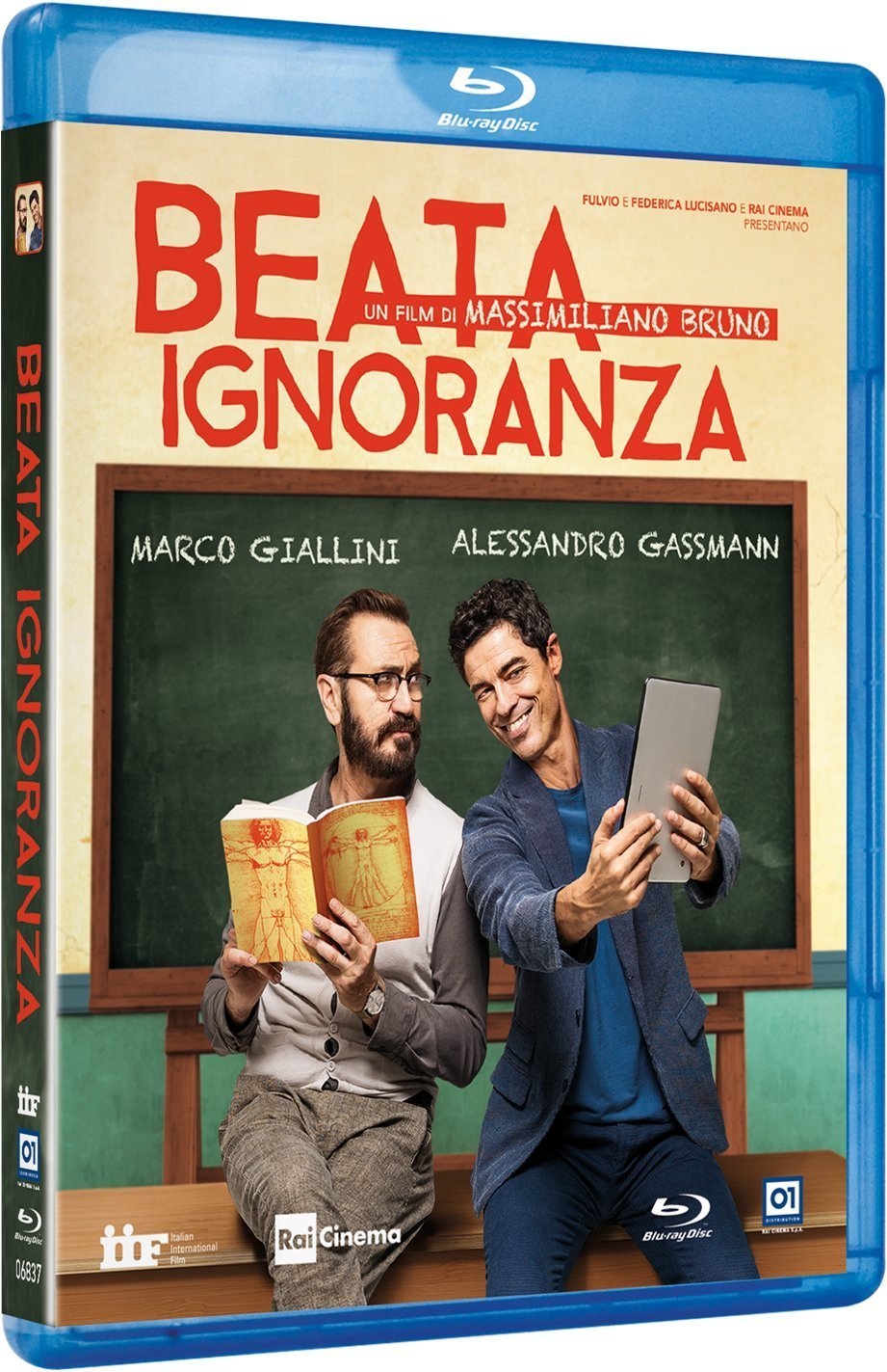 01 Distribution Beata Ignoranza - Blu-Ray Commedia con Giallini, Gassmann, Crescentini e Bilello