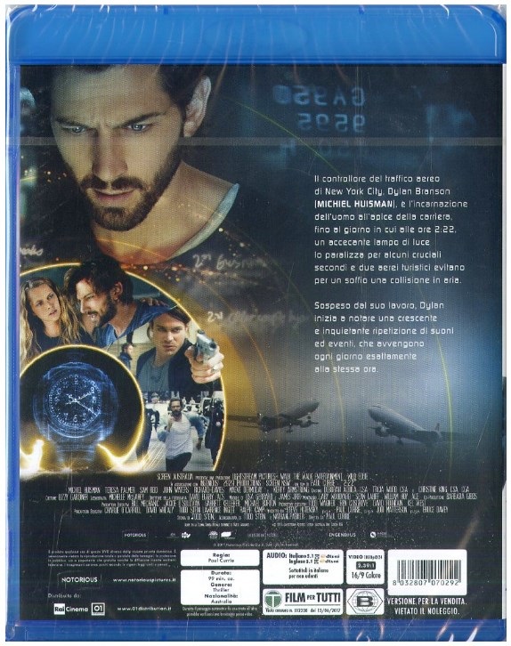 Notorious Pictures 2:22 - Il Destino È Già Scritto (Blu-Ray, Thriller, Nuovo, 2017)