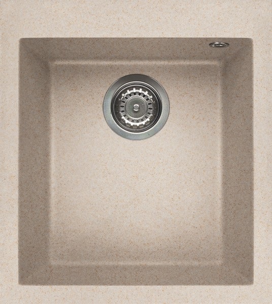 Elleci Lavello Incasso 1 Vasca 41x50 cm Granitek Avena - Quadra 100