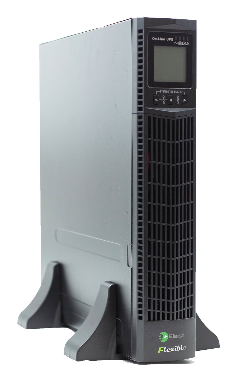 Naicon FLEXIBLE 1000 Gruppo di Continuità (UPS) Doppia Conversione (Online) 1000 VA 900 W con Display LCD Rack/Tower e Morsettiera