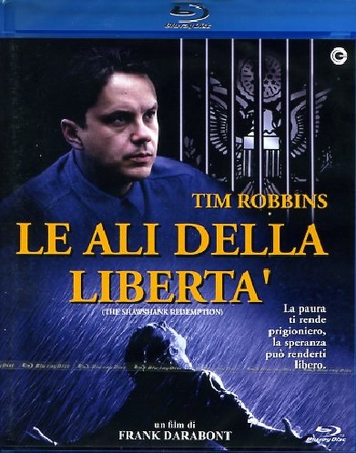 Cecchi Gori Le Ali Della Libertà - Blu-ray Nuovo, Drammatico, Regia di Frank Darabont, con James Whitmore, Tim Robbins e Morgan Freeman