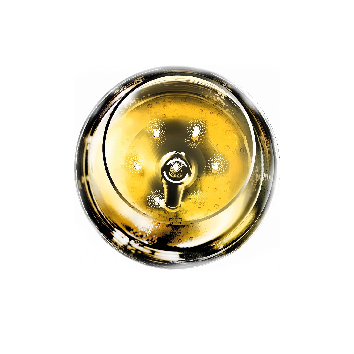 Italesse Etoilé Sparkle Calice Flute 480 ml - Set da 6 Pezzi in Vetro Cristallino Xtreme