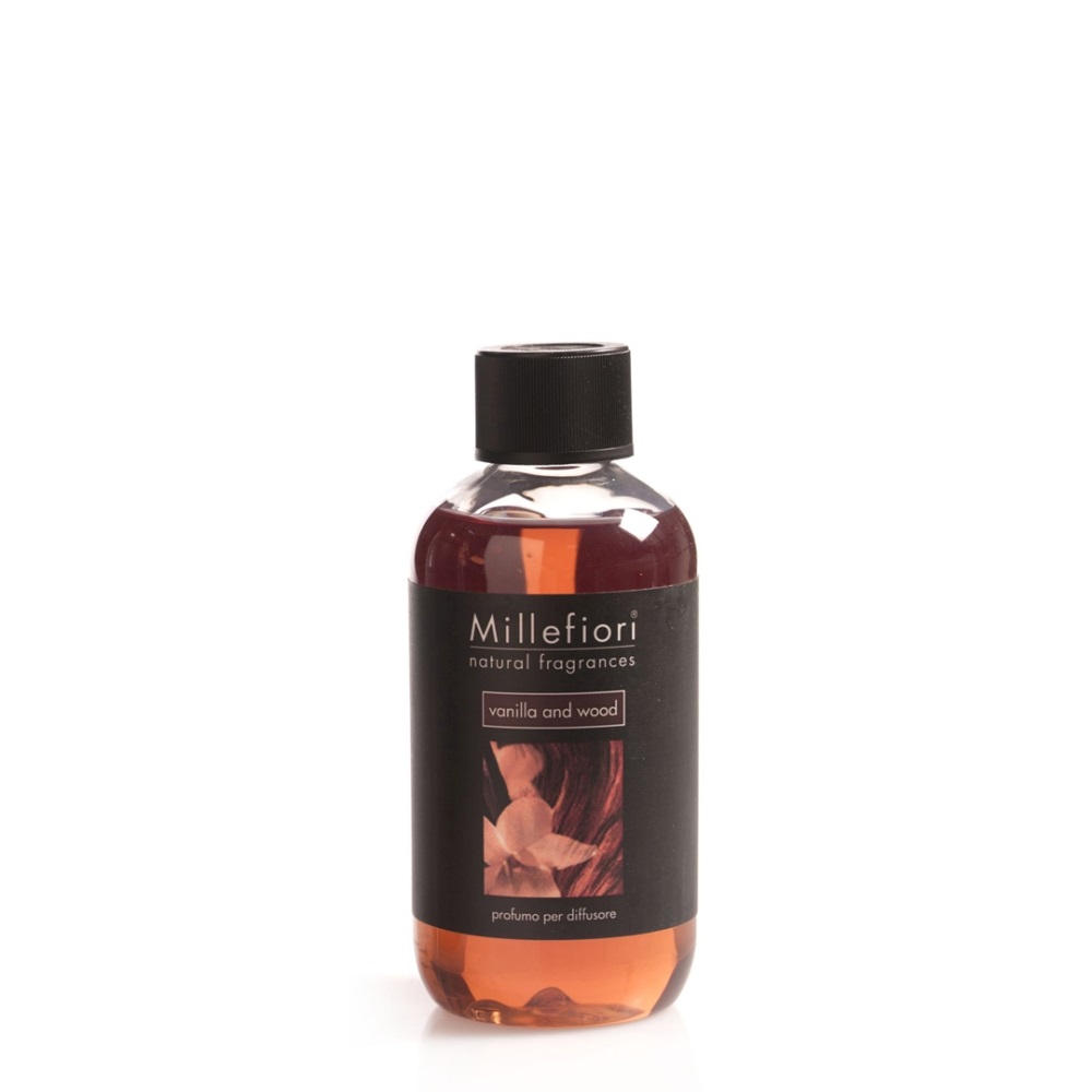 Millefiori Milano Ricarica Diffusore Vanilla & Wood 250 ml - Profumo per Ambienti