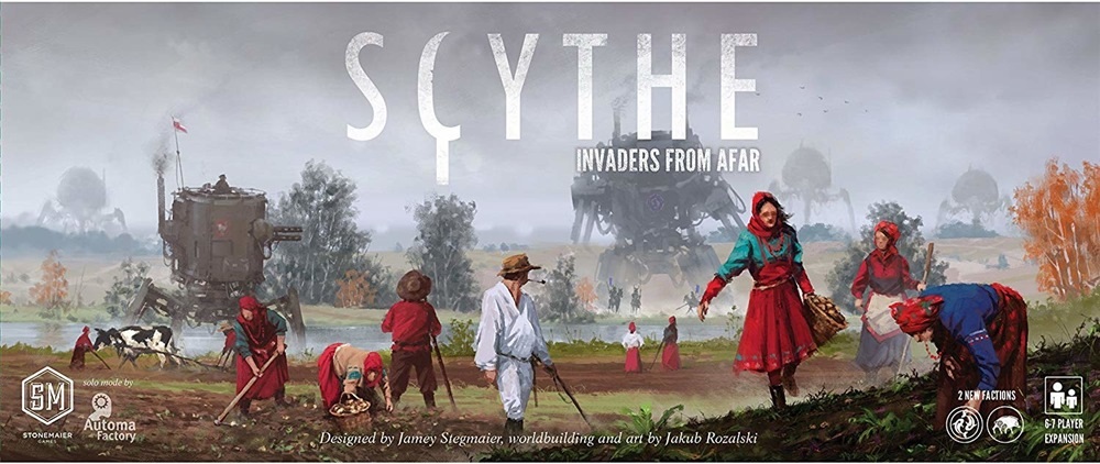 Ghenos Games Scythe: Invaders from Afar - Espansione con 2 Nuove Fazioni (Albione e Togawa) - Gioco da Tavolo in Italiano