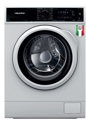 SanGiorgio SLIM-FS714CA9 Lavatrice Slim 7 kg 1400 giri/min Classe A Inverter Vapore Bianco 45 cm
