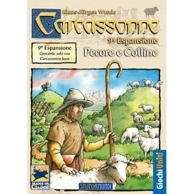Giochi Uniti Carcassonne: Espansione 9 Pecore e Colline - Gioco da Tavolo Edizione Italiana