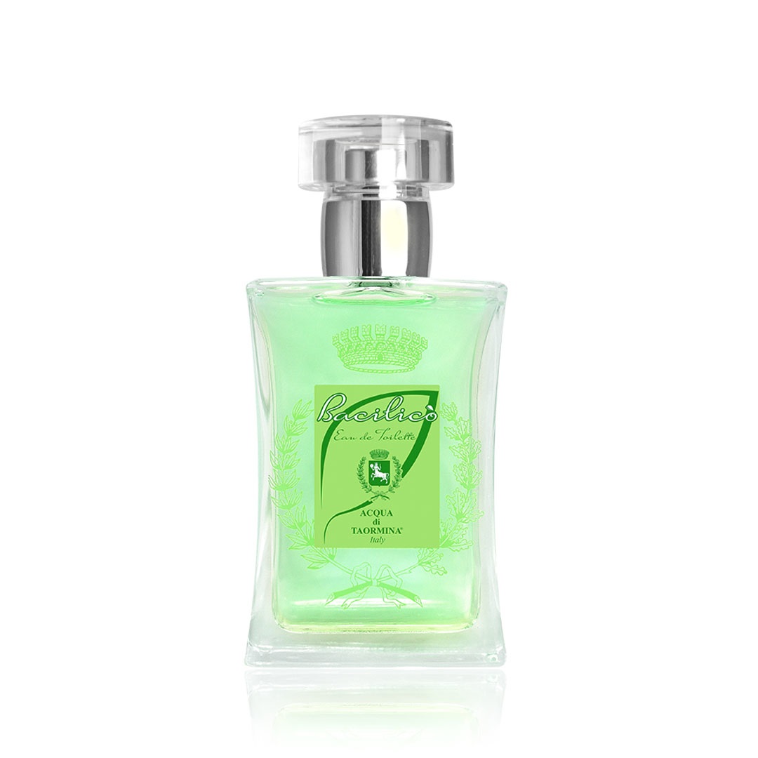 Acqua di Taormina Bacilicò Eau de Toilette 50 ml - Fragranza Unisex Frizzante e Pungente con Basilico di Sicilia