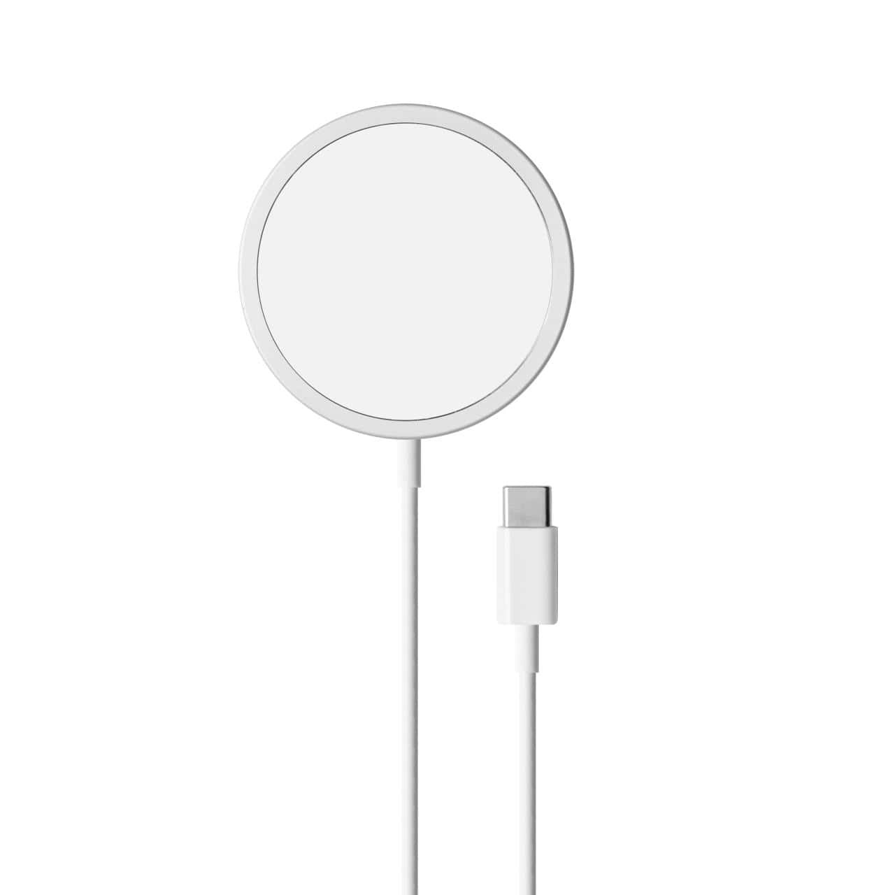 PURO CUSBCMAG1WHI Alimentatore Magnetico USB-C 1M Bianco Compatibile MagSafe con Ricarica Wireless