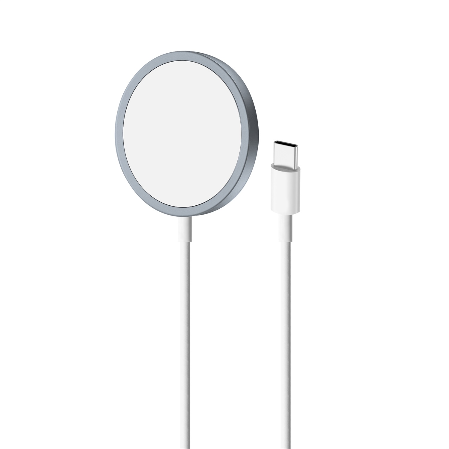 Puro Caricatore MagSafe USB-C - Ricarica Wireless per Smartphone Blu