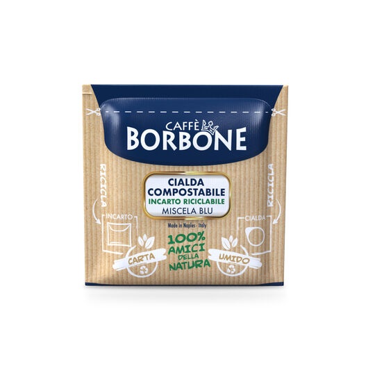 Caffè Borbone Cialde Compostabili Miscela Blu - 100 Cialde ESE 44 mm