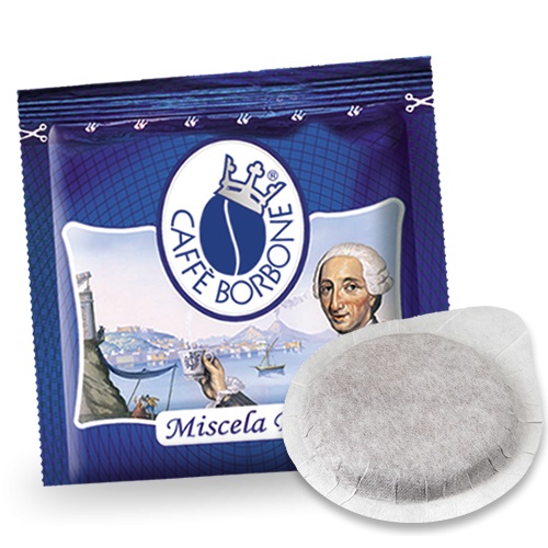 Caffè Borbone Miscela Blu - Cialde Compostabili ESE 44 mm - Gusto Equilibrato e Corposo - Confezione da 50 Cialde