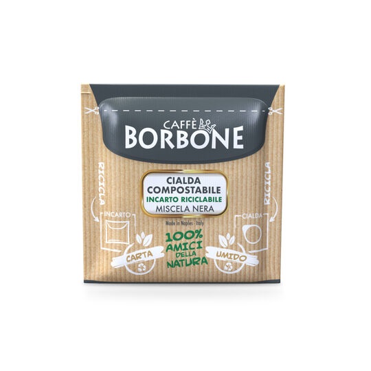 Caffè Borbone Cialde Compostabili Miscela Nera - 100 Cialde ESE 44 mm