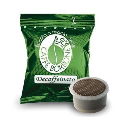 Caffè Borbone Miscela Dek - Capsule Decaffeinate Compatibili Lavazza Espresso Point