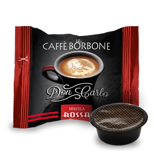 Caffè Borbone Miscela Rossa - Capsule Compatibili Lavazza A Modo Mio - Gusto Forte e Deciso - Confezione da 100 Capsule