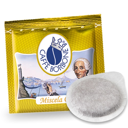 Caffè Borbone Miscela Oro - Cialde ESE 44 mm Compostabili - Gusto Pieno e Cremoso - Confezione da 50 Cialde