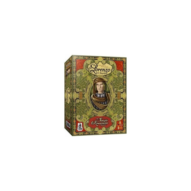 Cranio Creations Lorenzo il Magnifico - Nuova Edizione, Gioco da Tavolo Strategico Ambientato nel Rinascimento, 2-4 Giocatori, 60 min