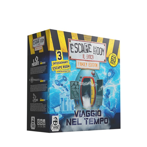 Cranio Creations - Escape Room Viaggio Nel Tempo, Gioco da Tavolo Family Edition, 10