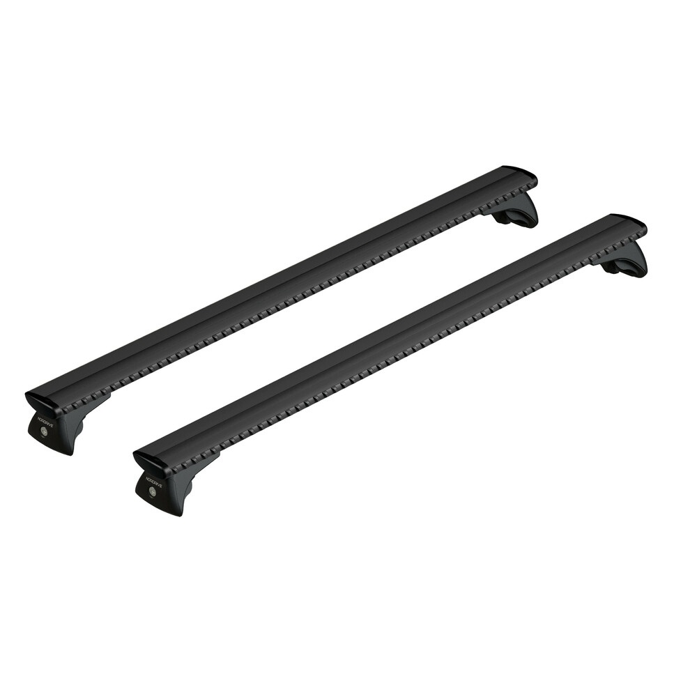 NORDRIVE Silenzio Black in-Rail - Set Completo Barre Portatutto in Alluminio S