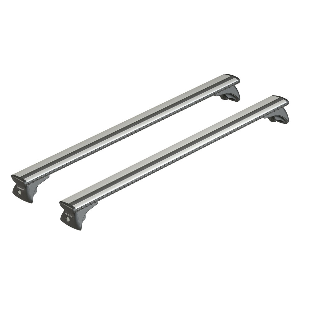 Nordrive Silenzio In-Rail - Set Completo Barre Portatutto in Alluminio 108cm Taglia S