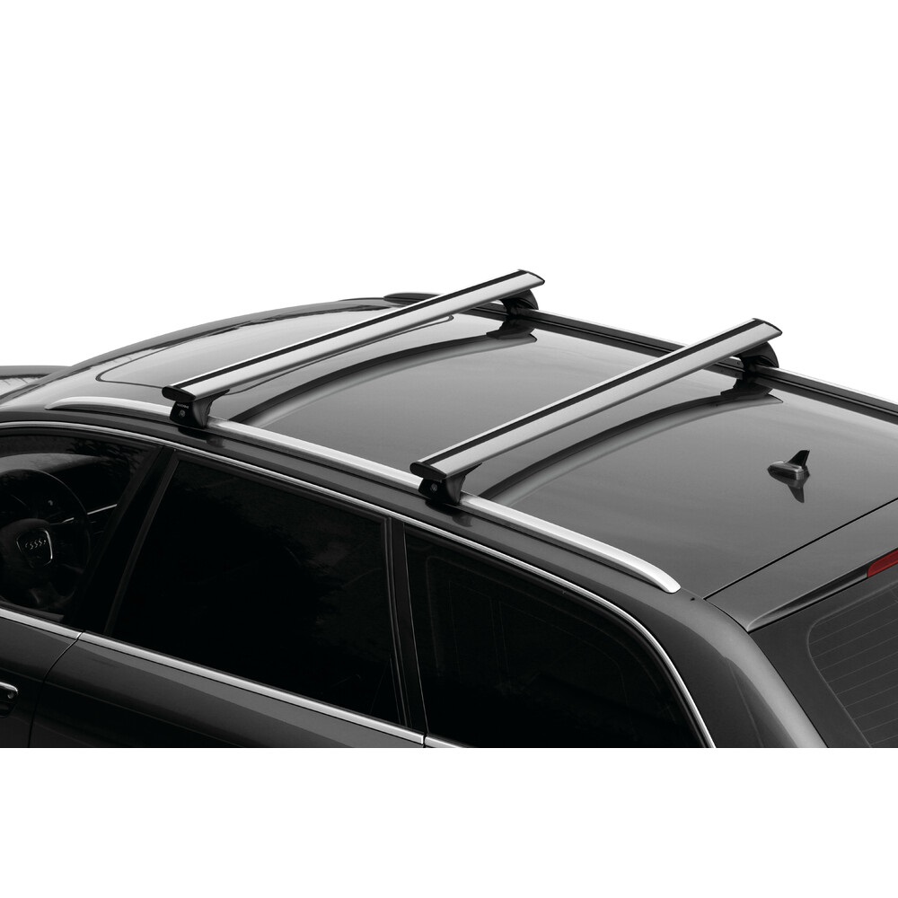 Nordrive Silenzio In-Rail - Set Completo Barre Portatutto in Alluminio 108cm Taglia S