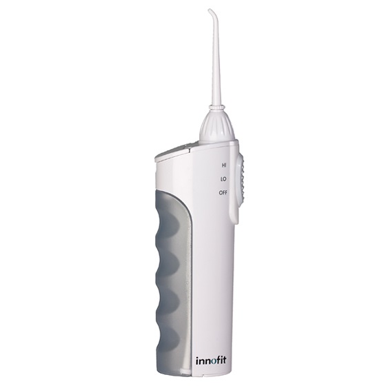 Innoliving INN-010 Idropulsore Portatile Cordless con 2 Livelli di Potenza, Pulizia Profonda e Massaggio Gengivale, Getto d'Acqua a Pulsazioni, Serbatoio Rimovibile, Batterie Incluse