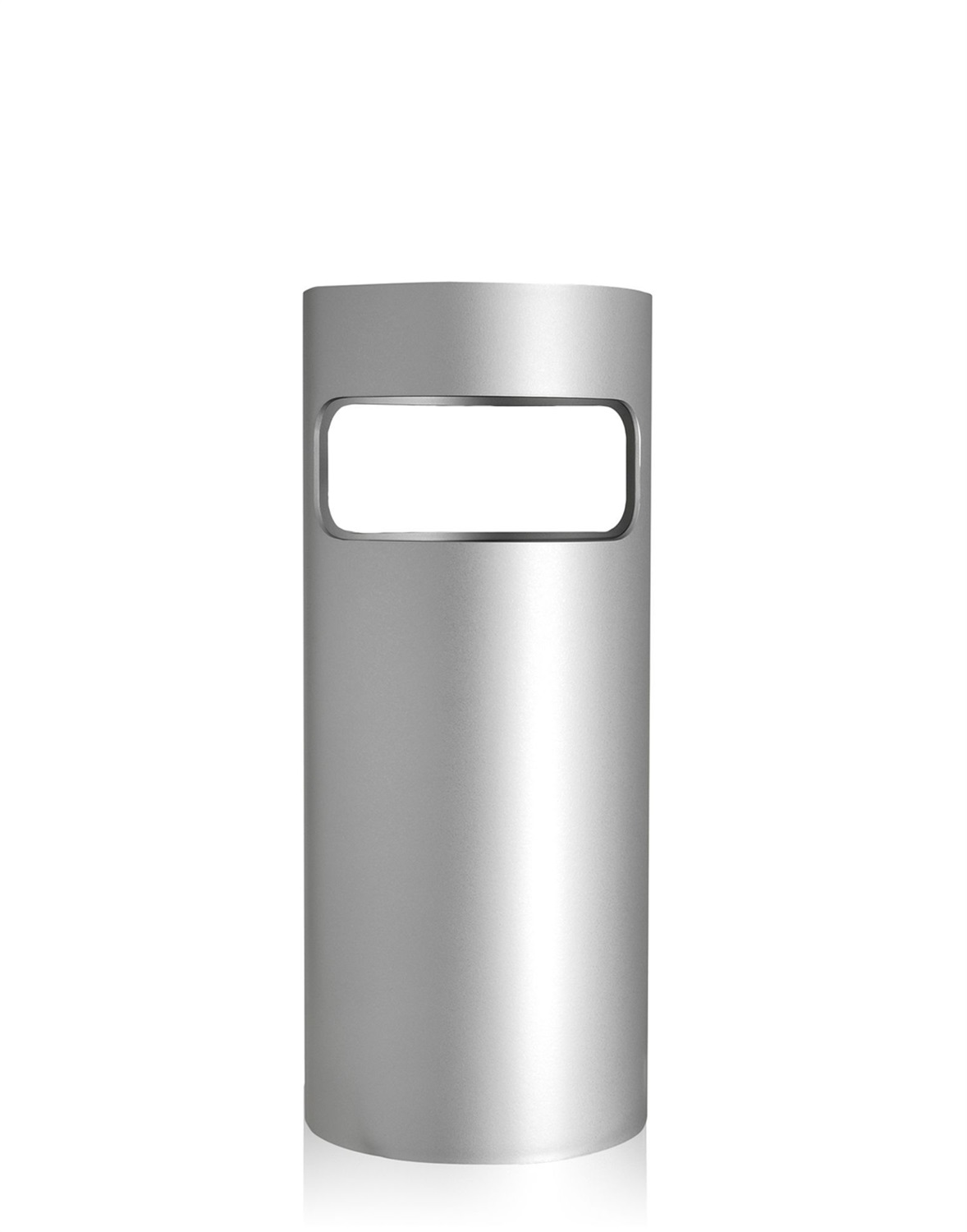 Kartell Portaombrelli Gino Colombini 7610-SI Argento - Tecnopolimero Riciclato, Soft Touch, φ25/H60cm