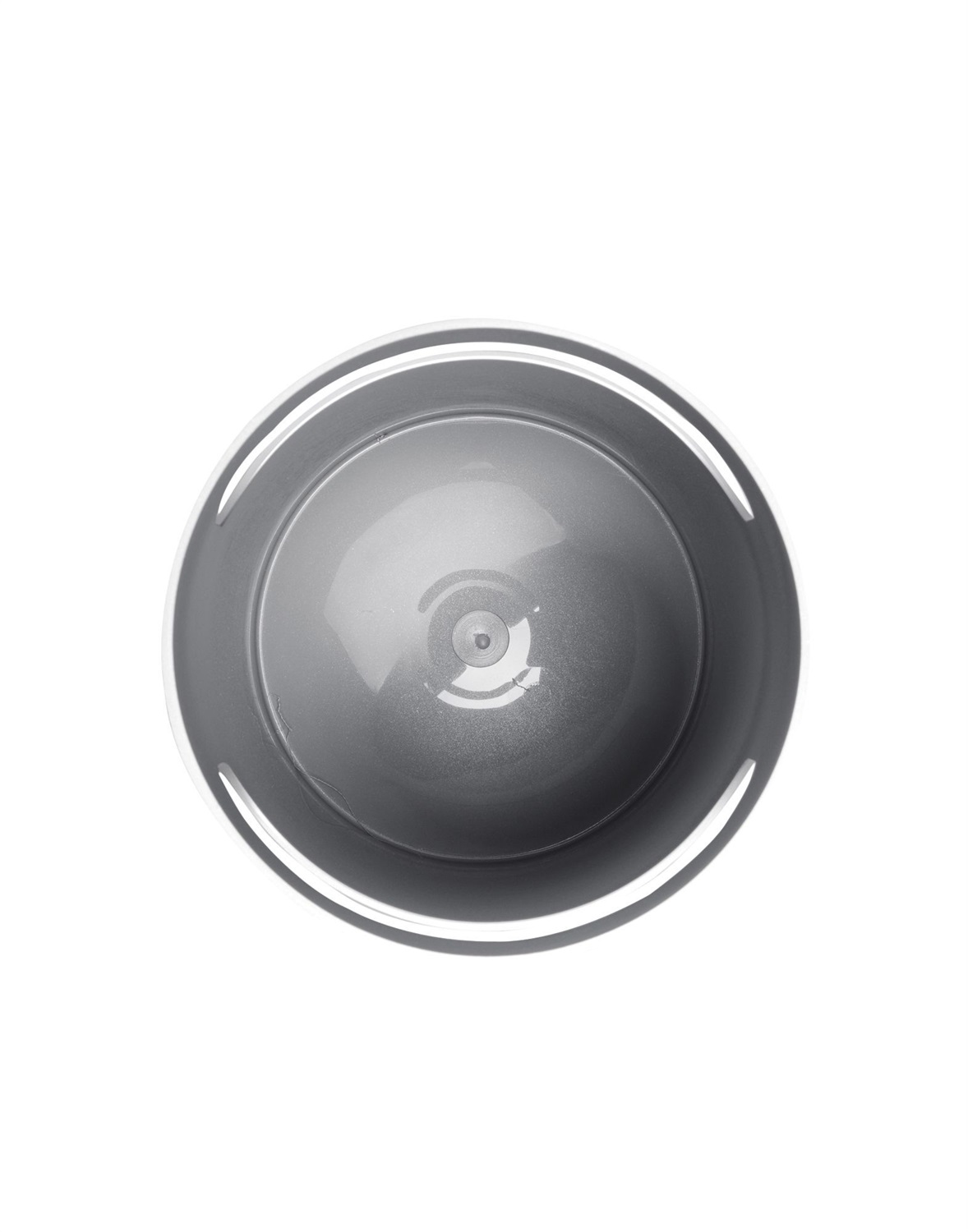 Kartell Portaombrelli Gino Colombini 7610-SI Argento - Tecnopolimero Riciclato, Soft Touch, φ25/H60cm