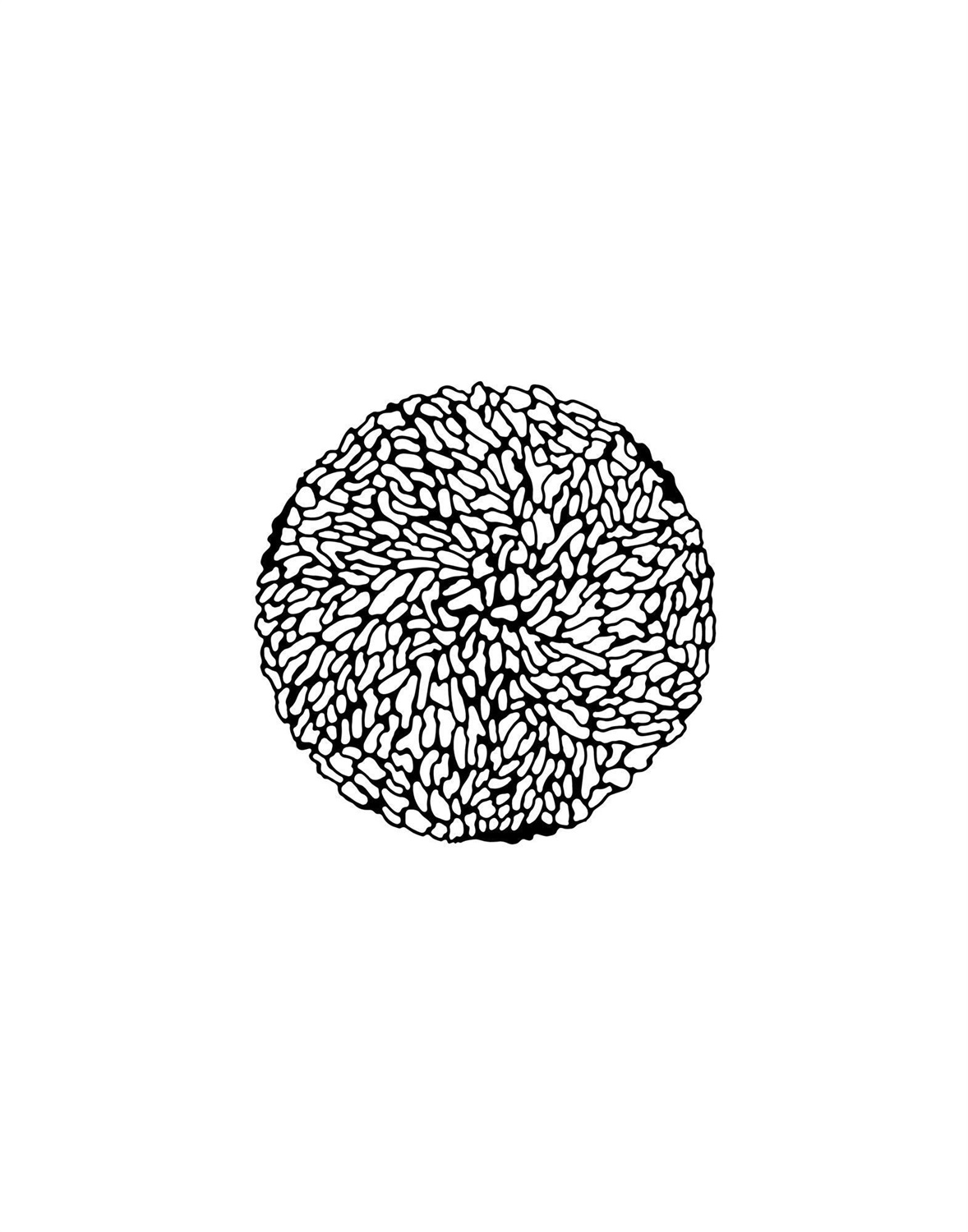 Kartell T-Table Tavolino da Caffè - Nero - PMMA - Ø 50 cm - H 44 cm - Design Patricia Urquiola