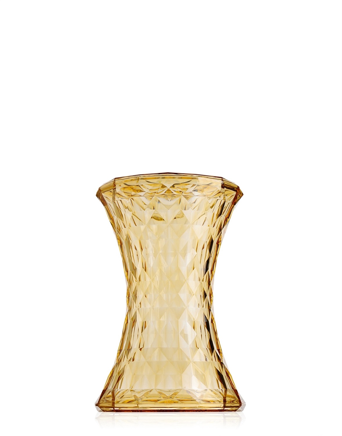 Kartell Sgabello Stone Giallo - Design Marcel Wanders, 30 x 45 cm, Policarbonato, Indoor/Outdoor