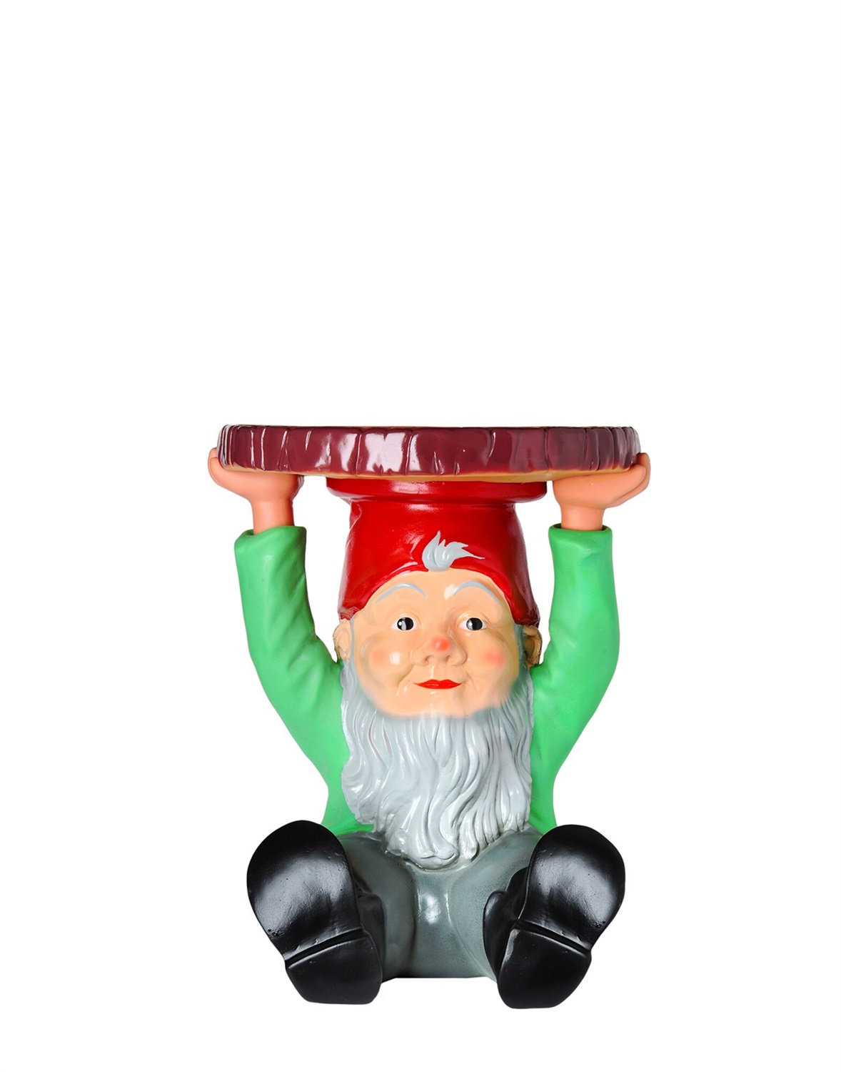 Kartell Sgabello-Tavolino Attila 8821/00 - Verde - Tecnopolimero - Design Philippe Starck