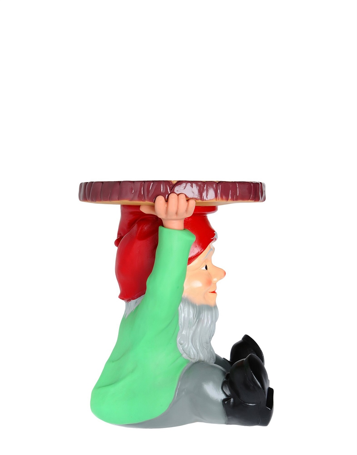 Kartell Sgabello-Tavolino Attila 8821/00 - Verde - Tecnopolimero - Design Philippe Starck