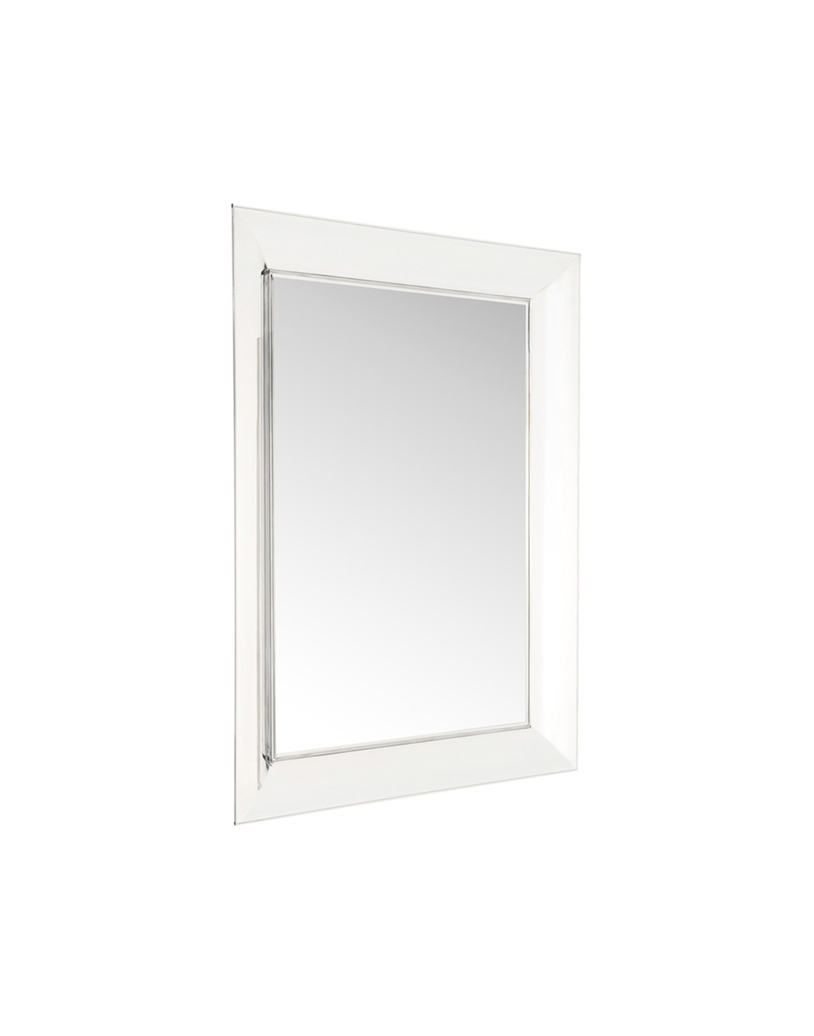 Kartell Francois Ghost Specchio da Parete - Trasparente - Policarbonato/PMMA - Design Philippe Starck - 65 x 79 cm