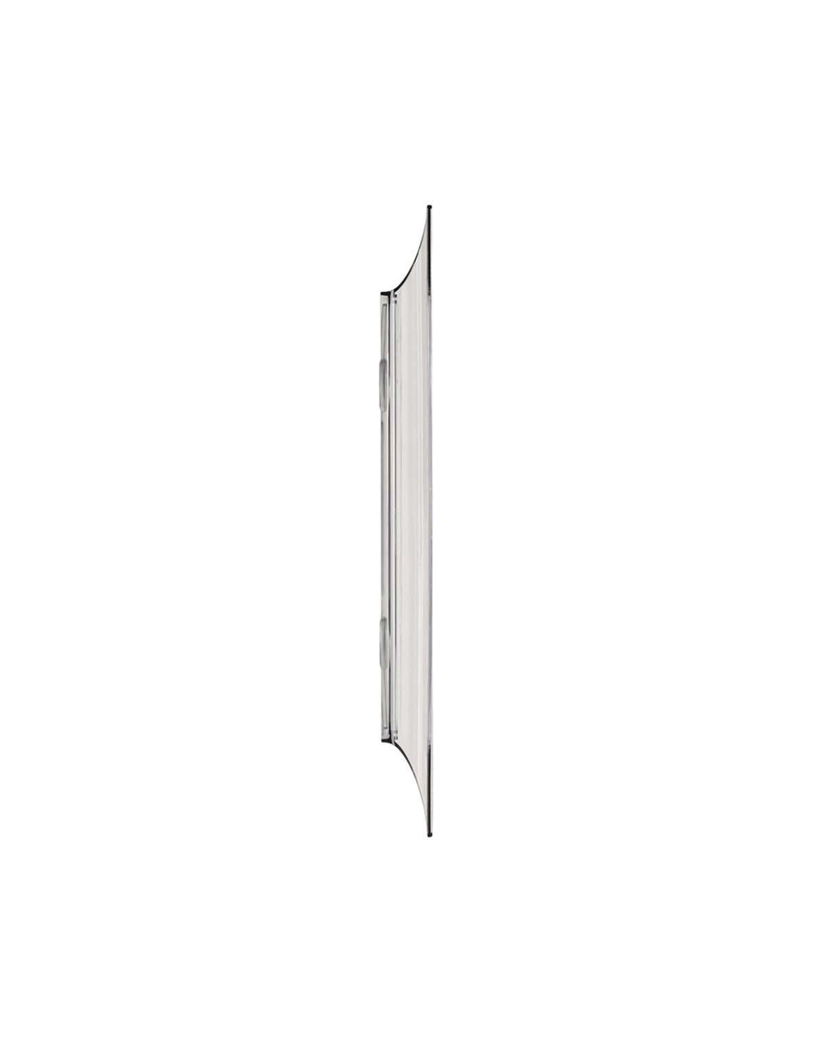 Kartell Francois Ghost Specchio da Parete - Trasparente - Policarbonato/PMMA - Design Philippe Starck - 65 x 79 cm