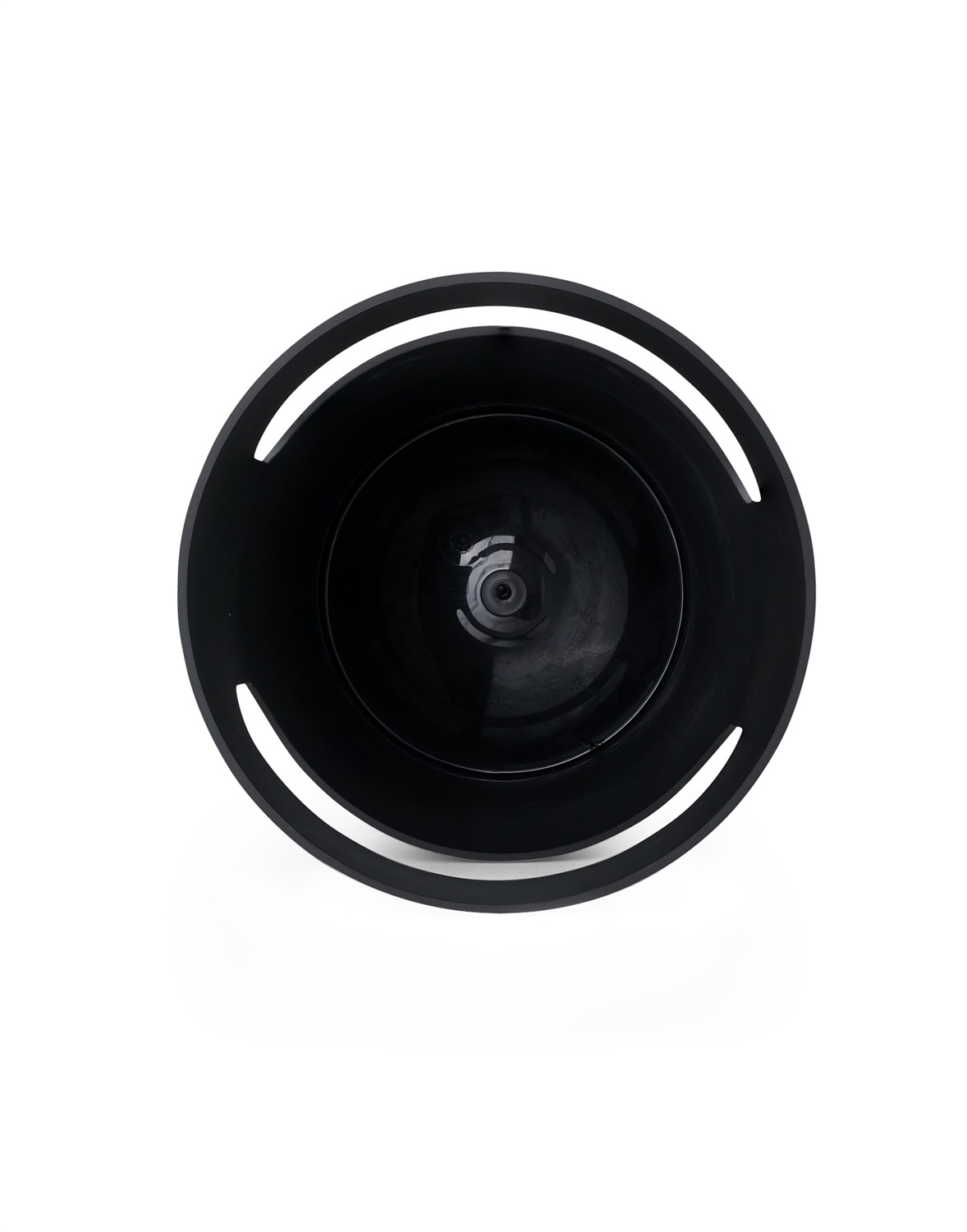 Kartell Portaombrelli 761009 Nero - Design Gino Colombini in Tecnopolimero Riciclato, Ø 25 cm x H 60 cm, Resistente e Multifunzionale