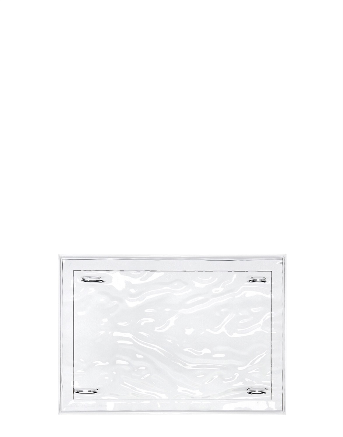 Kartell Dune Vassoio Trasparente in PMMA - Design Mario Bellini - 46 x 32 cm - Riutilizzabile